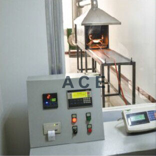 Tunnel fire retardant tester